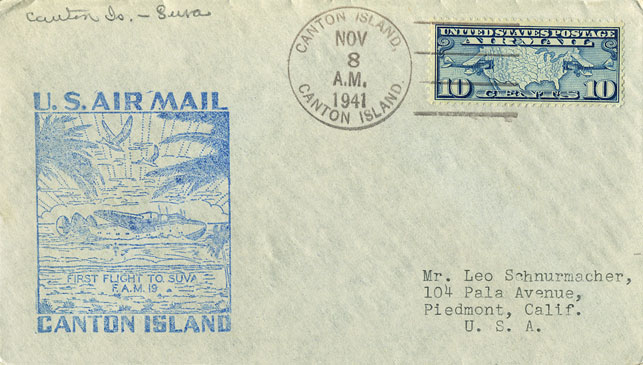 From Canton Island