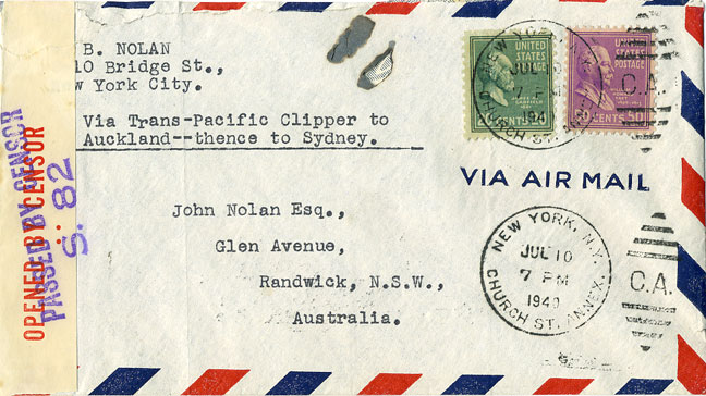 New York - Australia