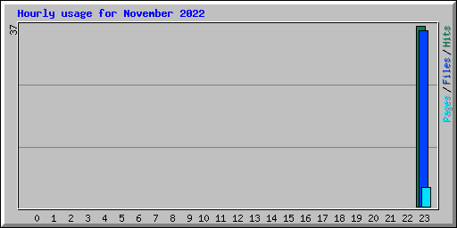 Hourly usage for November 2022